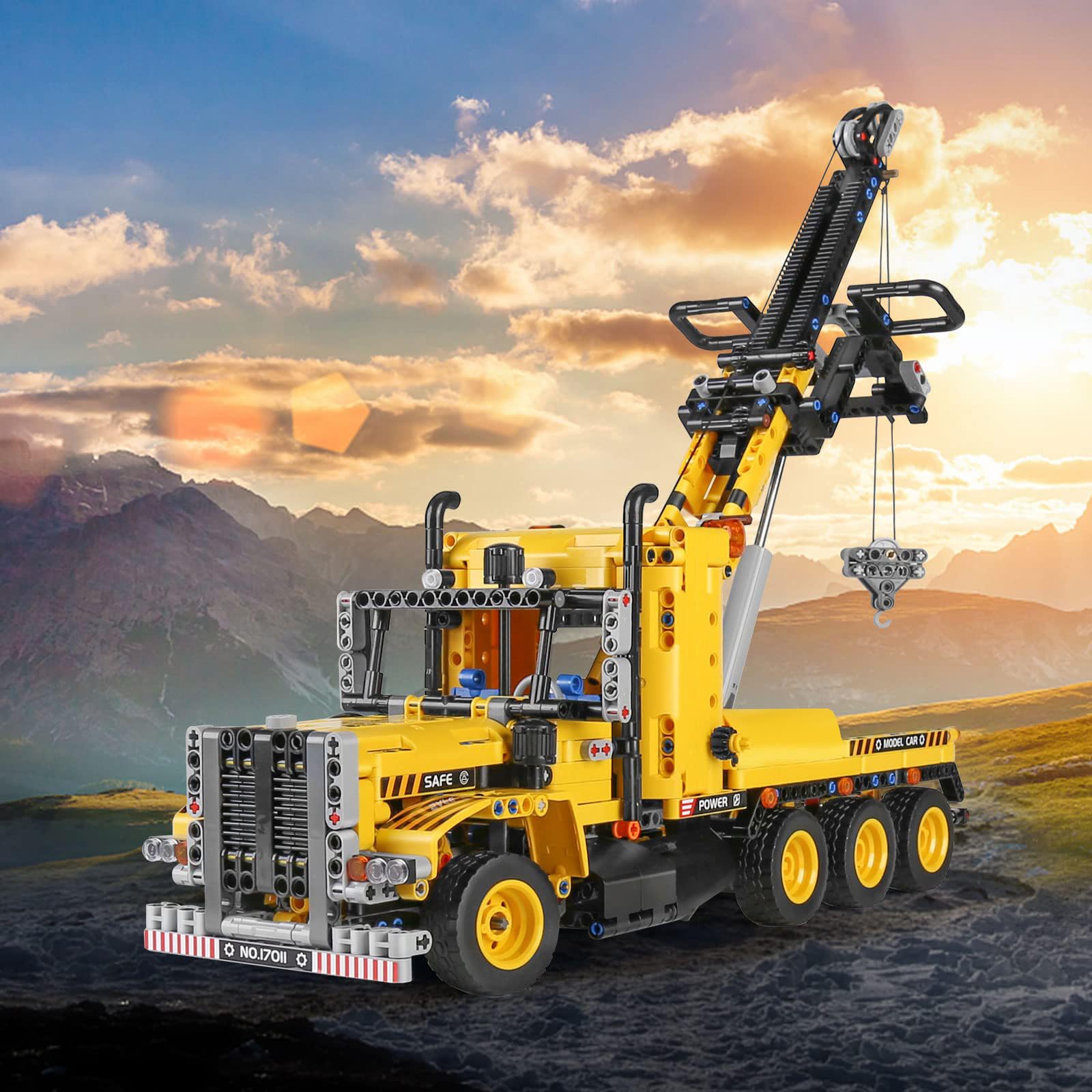 Foto 6 | Juego De Juguetes De Construcción Mould King 17011 Para Remolque Pesado 8+ - Venta Internacional.