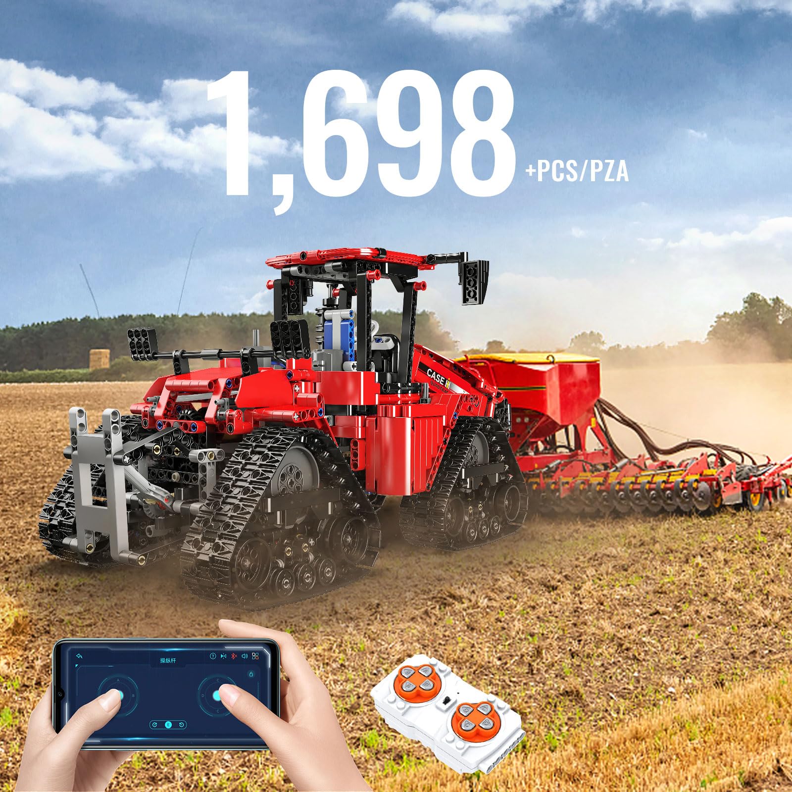 Foto 3 pulgar | Molde De Juguete De Construcción King Crawler Tractor 1698 Piezas 4x4 - Venta Internacional.