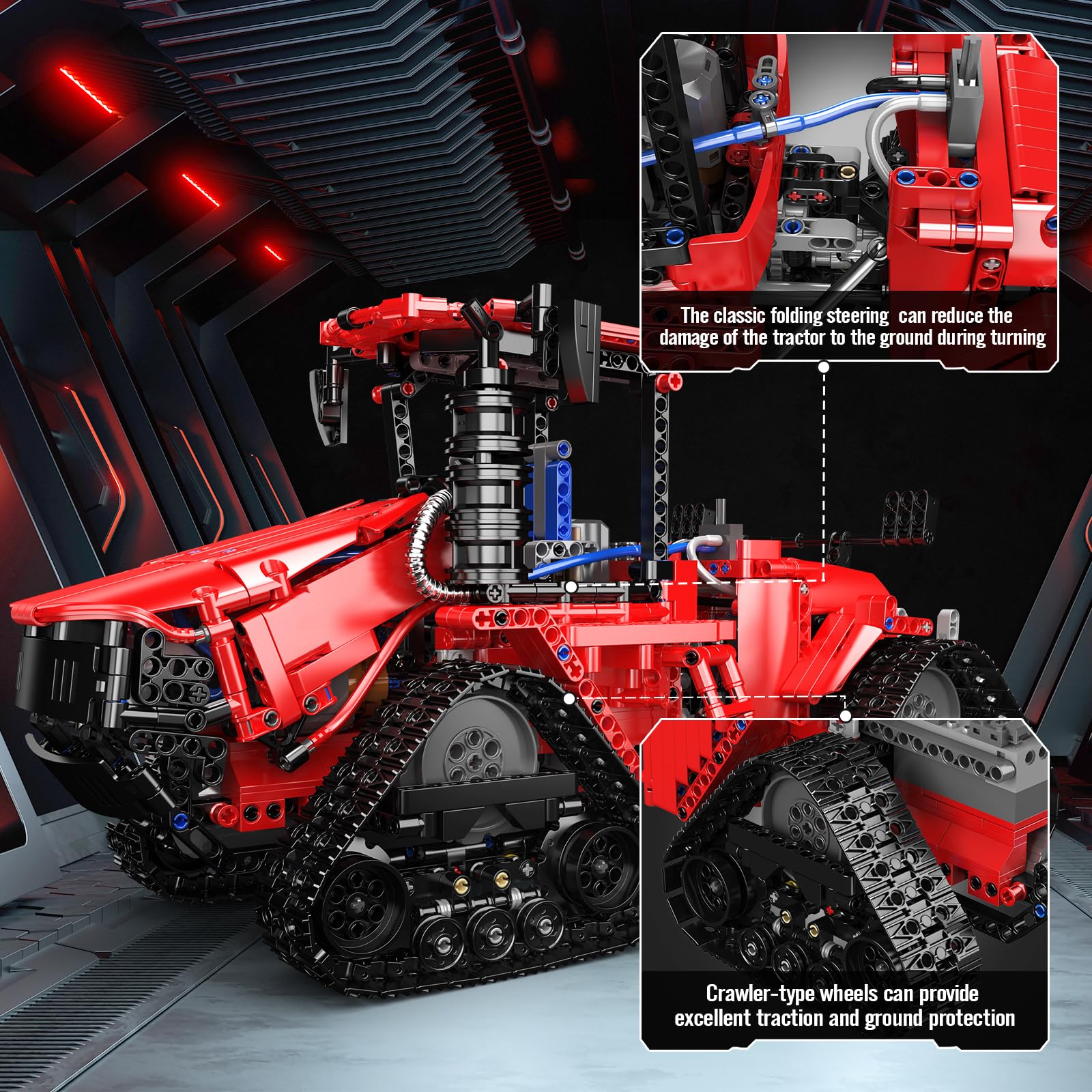 Foto 5 pulgar | Molde De Juguete De Construcción King Crawler Tractor 1698 Piezas 4x4 - Venta Internacional.
