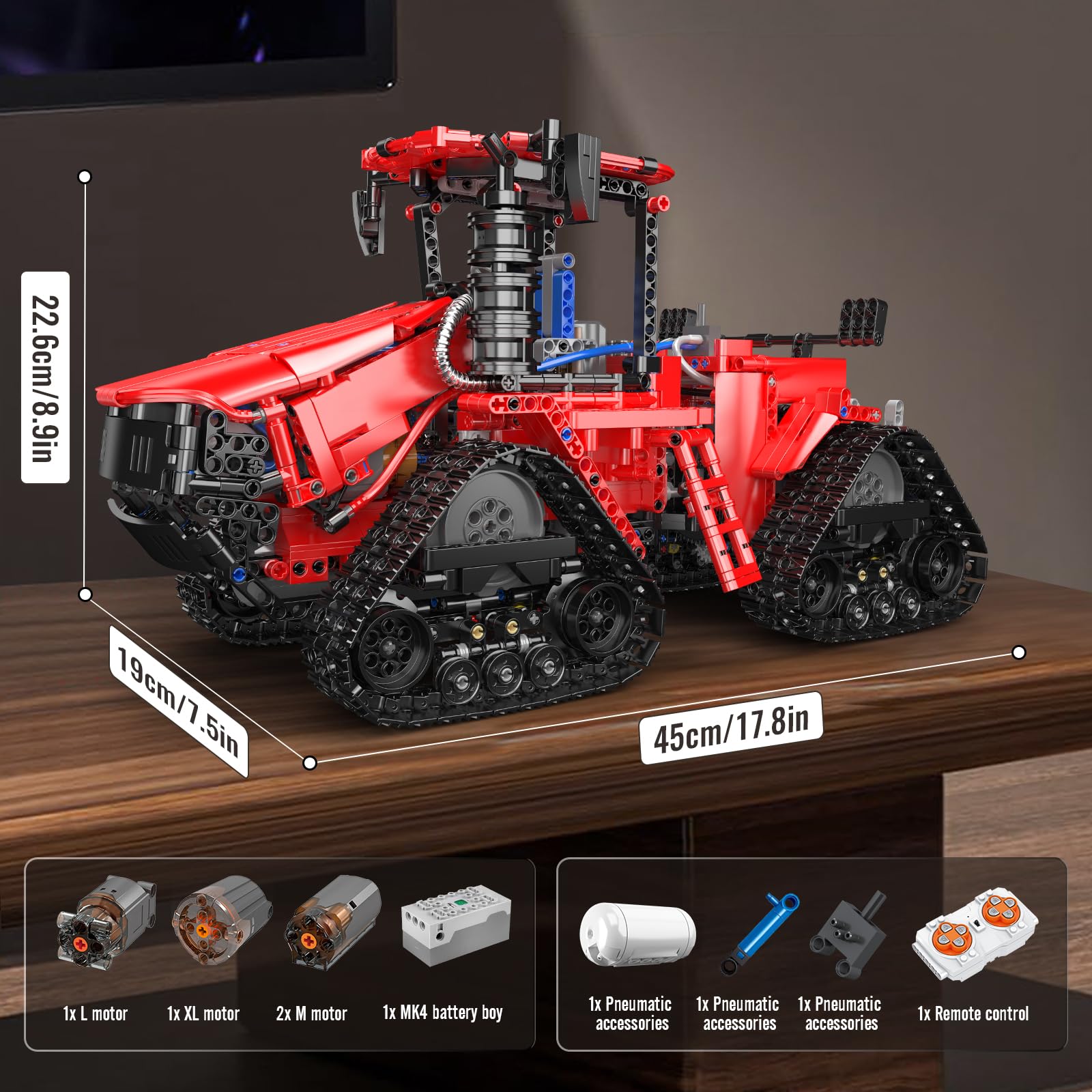 Foto 6 pulgar | Molde De Juguete De Construcción King Crawler Tractor 1698 Piezas 4x4 - Venta Internacional.