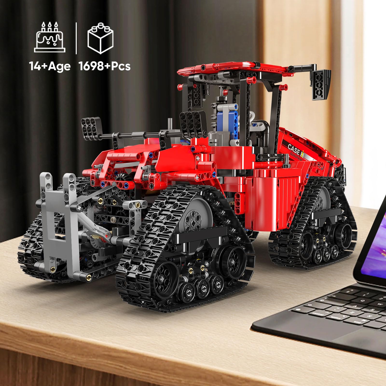 Foto 7 pulgar | Molde De Juguete De Construcción King Crawler Tractor 1698 Piezas 4x4 - Venta Internacional.