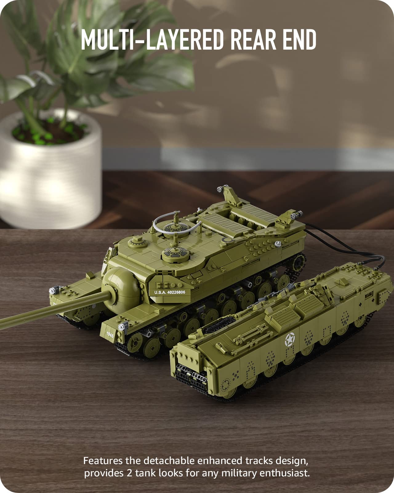 Foto 6 | Tanque Superpesado Nifeliz T28 De Model Toy Para Adultos, Con 2.986 Unidades - Venta Internacional.
