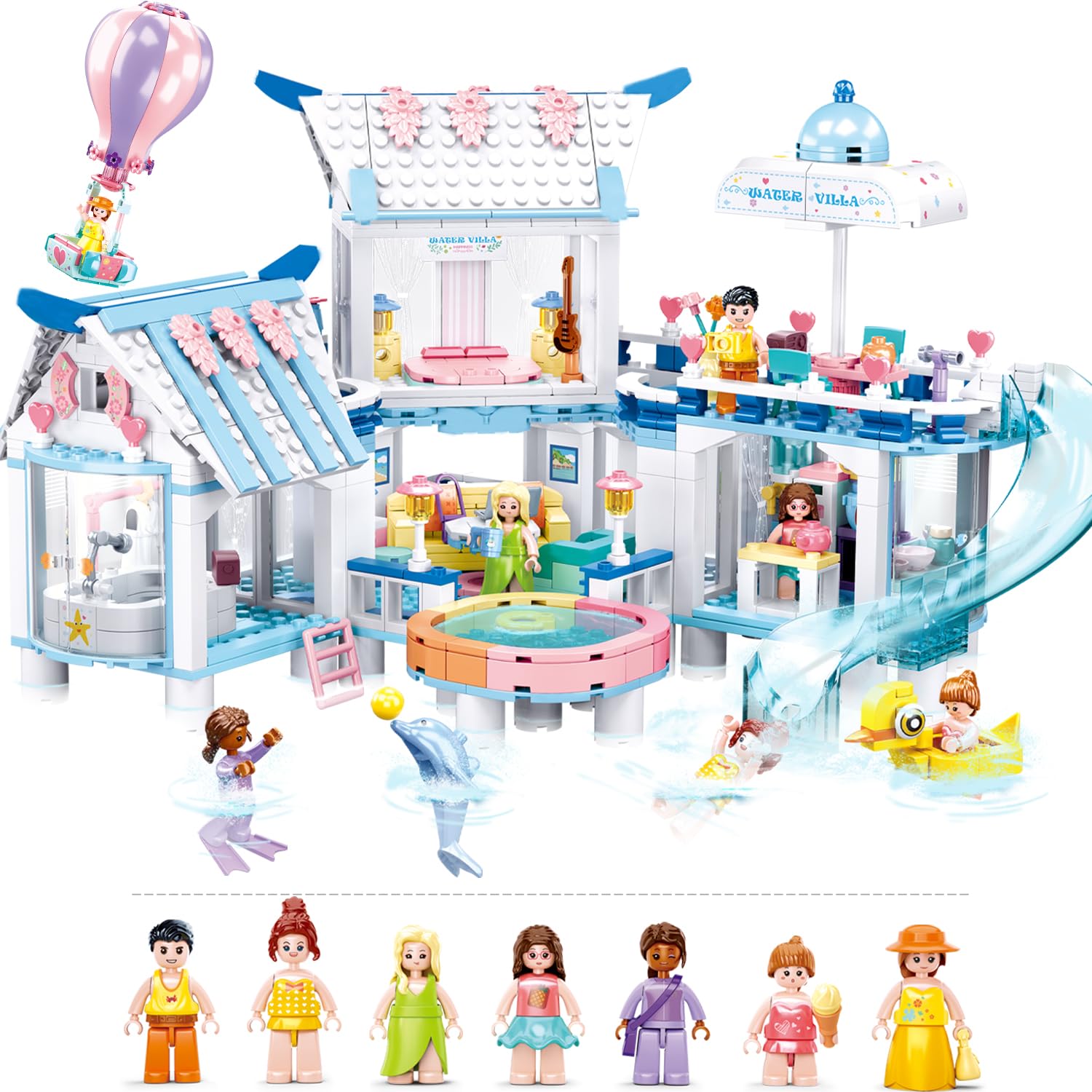 Foto 1 | Set De Construcción Sluban Friends Summer House Con 938 Piezas - Venta Internacional.