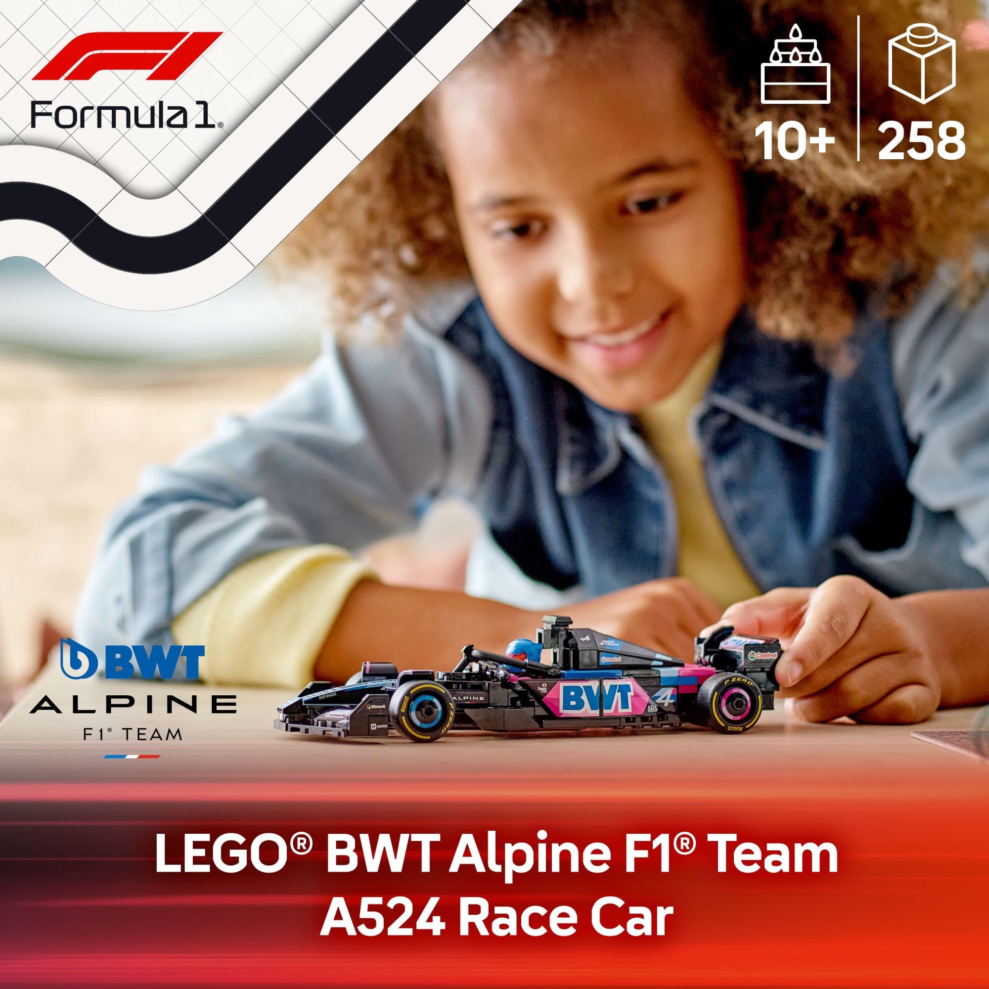 Foto 3 pulgar | Set De Construcción Lego Speed Champions Bwt Alpine F1 Team A524 - Venta Internacional.