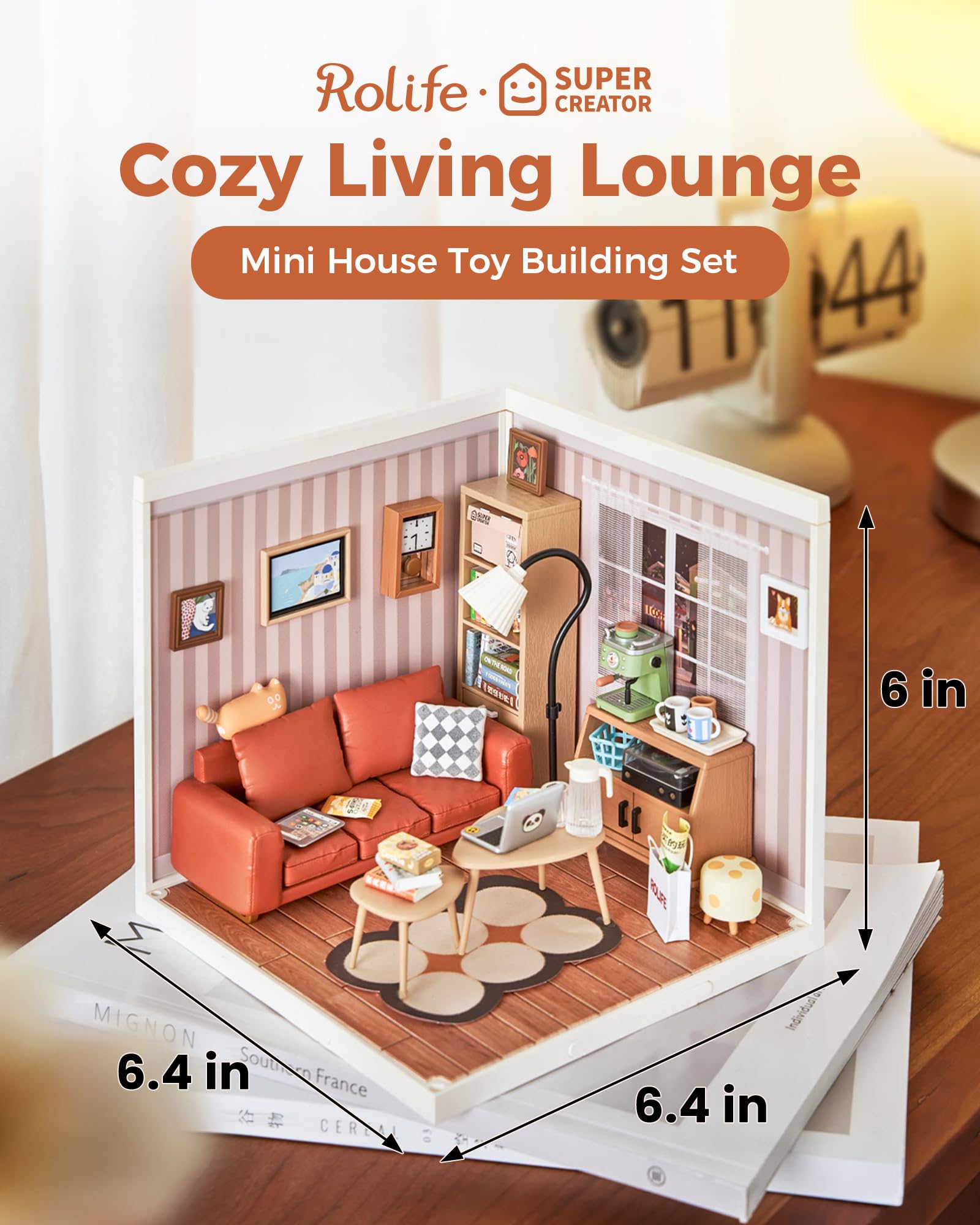 Foto 2 | Set De Construcción Rolife Diy Diy, Casa De Plástico En Miniatura Con Led - Venta Internacional.