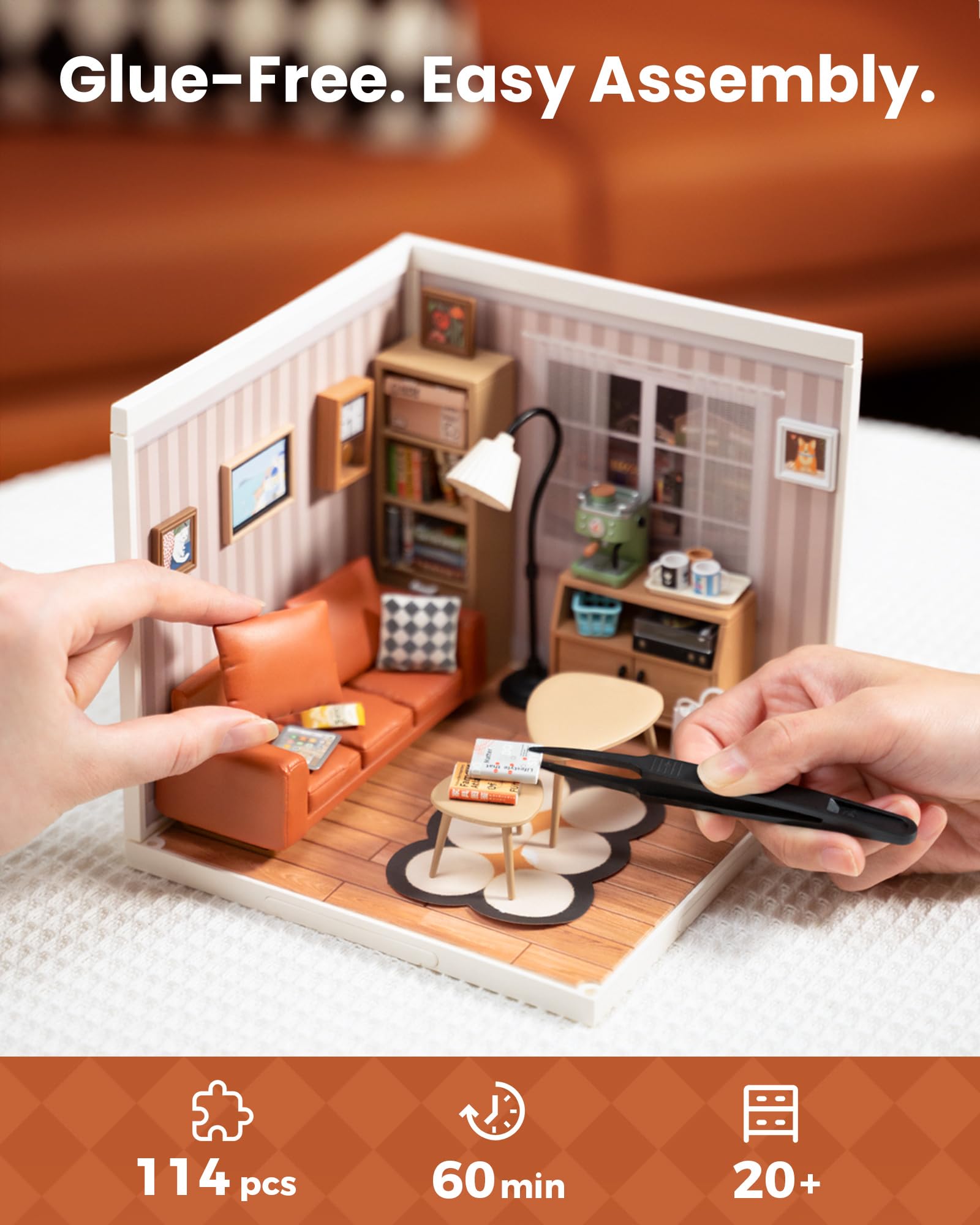 Foto 5 pulgar | Set De Construcción Rolife Diy Diy, Casa De Plástico En Miniatura Con Led - Venta Internacional.