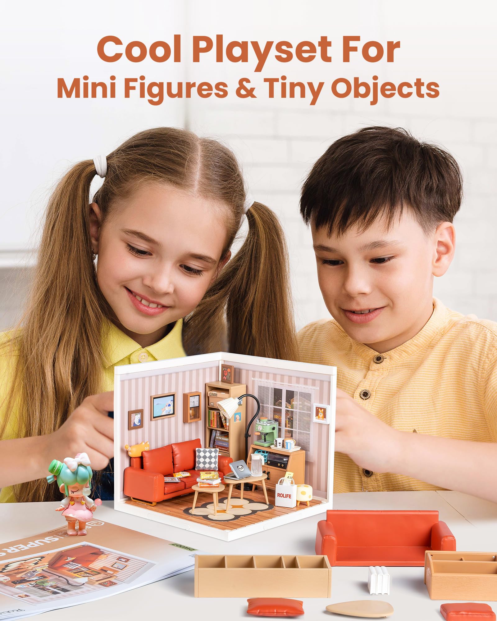 Foto 5 | Set De Construcción Rolife Diy Diy, Casa De Plástico En Miniatura Con Led - Venta Internacional.