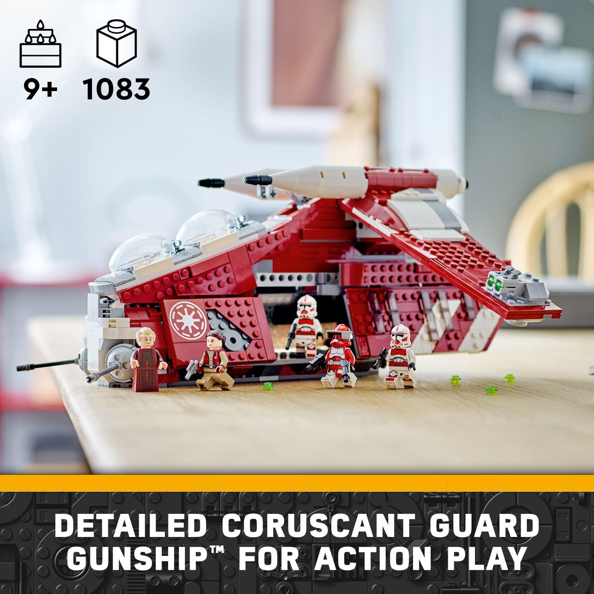 Foto 3 pulgar | Juguete De Construcción Lego Star Wars Coruscant Guard Gunship 75354 - Venta Internacional.