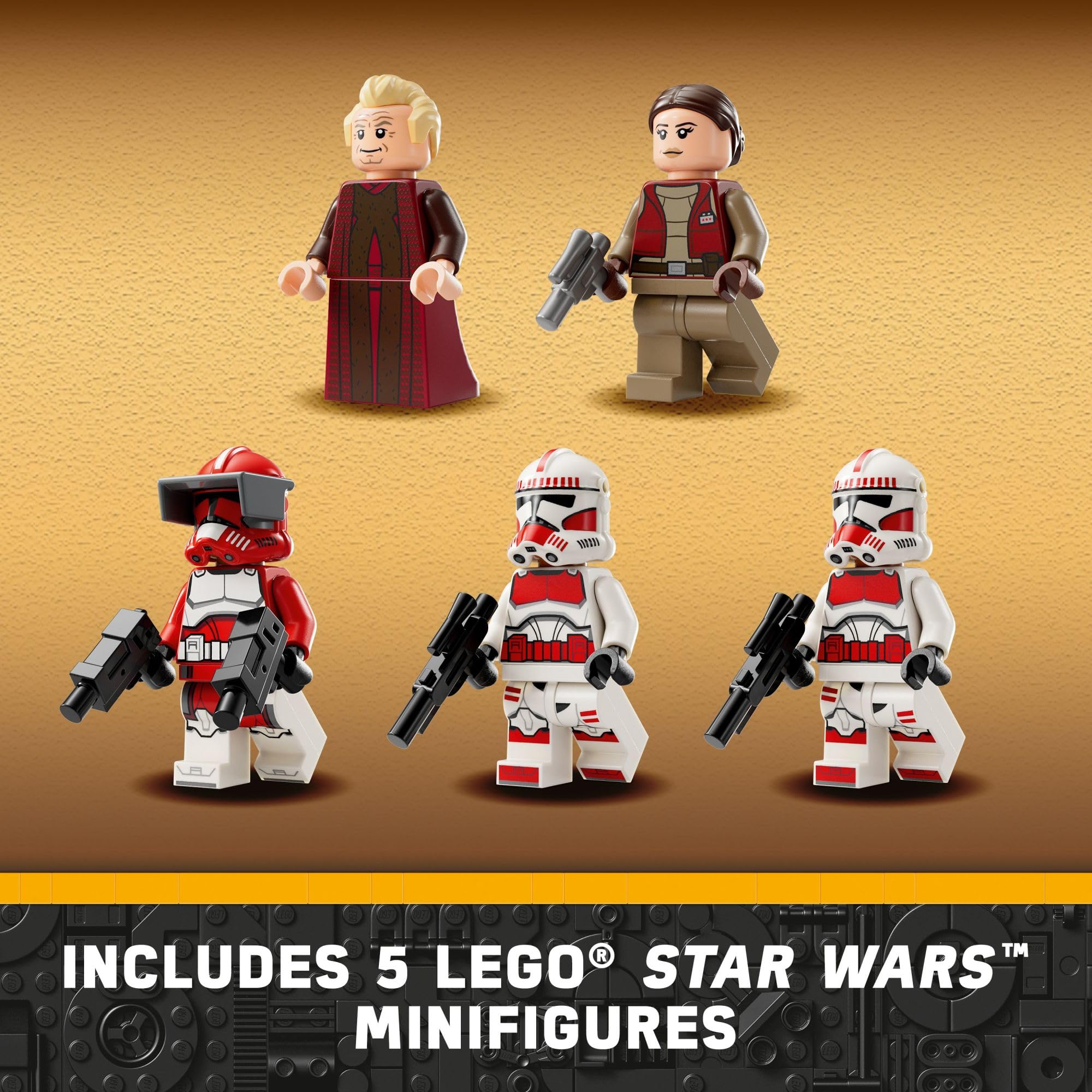 Foto 6 | Juguete De Construcción Lego Star Wars Coruscant Guard Gunship 75354 - Venta Internacional.
