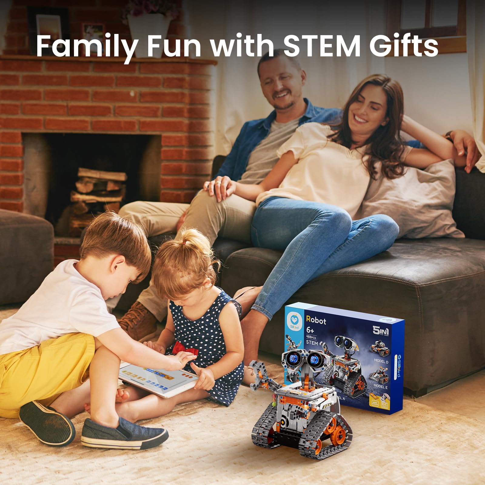 Foto 3 pulgar | Kit De Construcción De Robots Sillbird Con Mando A Distancia Para Niños De 8 A 12 Años - Venta Internacional.