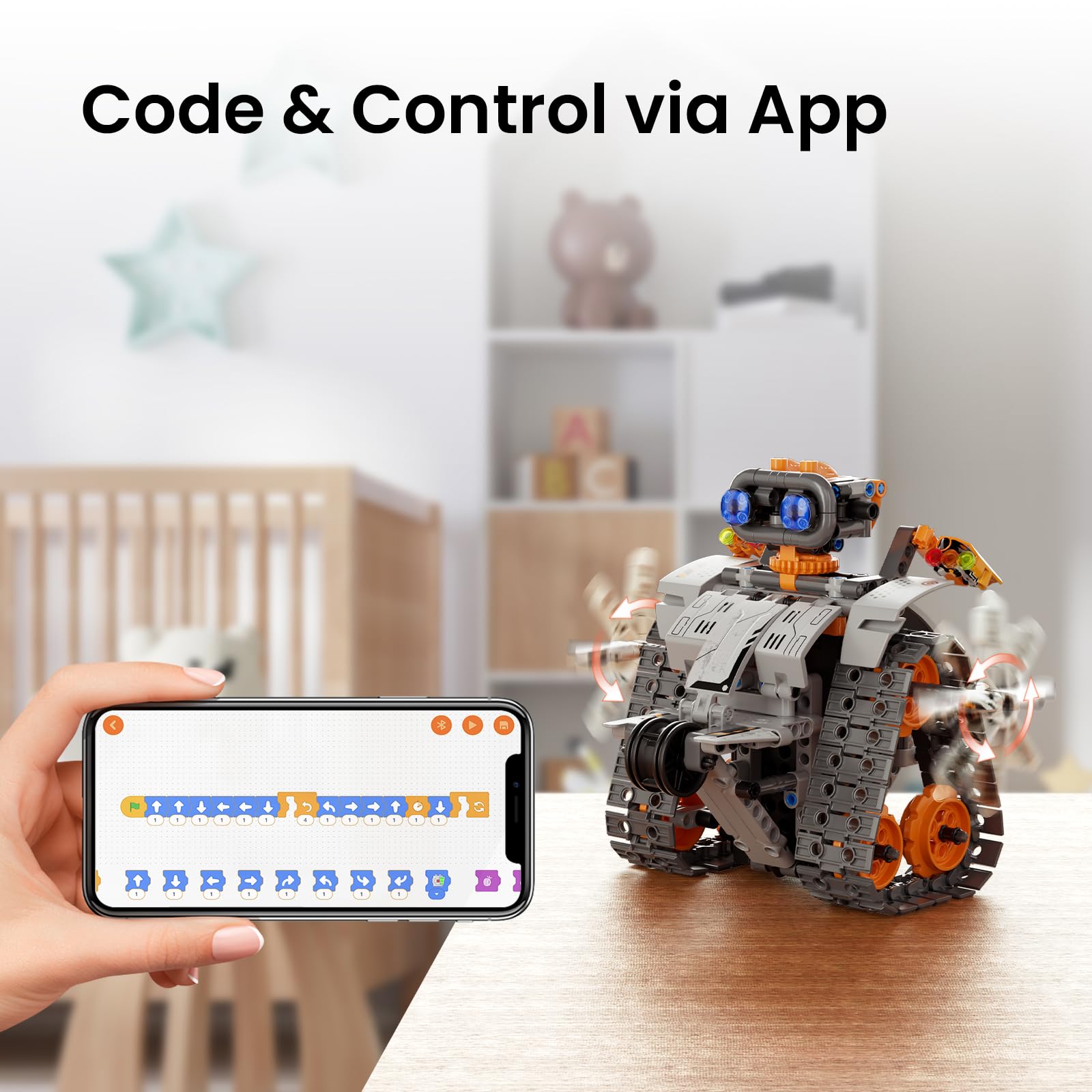 Foto 4 pulgar | Kit De Construcción De Robots Sillbird Con Mando A Distancia Para Niños De 8 A 12 Años - Venta Internacional.