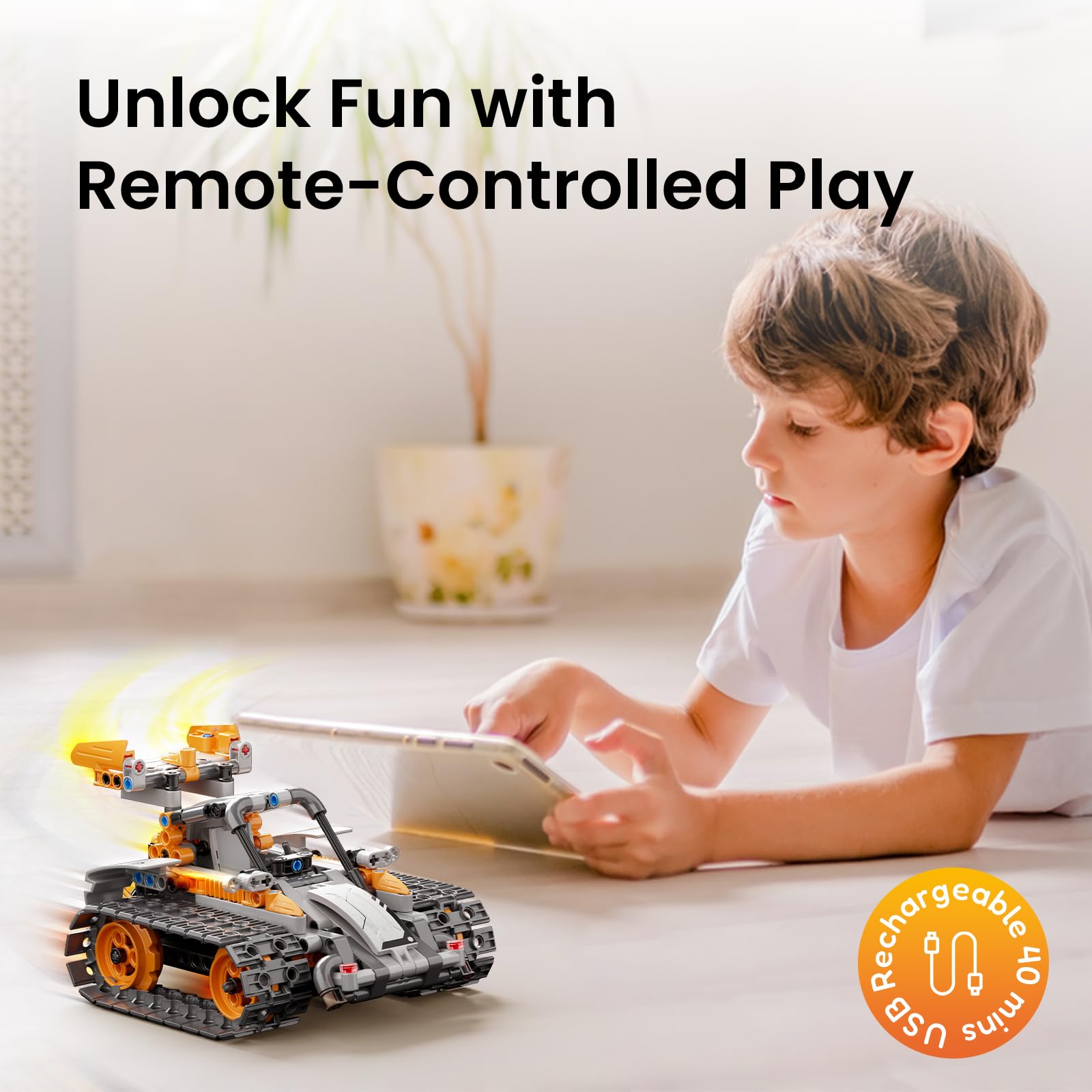 Foto 5 pulgar | Kit De Construcción De Robots Sillbird Con Mando A Distancia Para Niños De 8 A 12 Años - Venta Internacional.