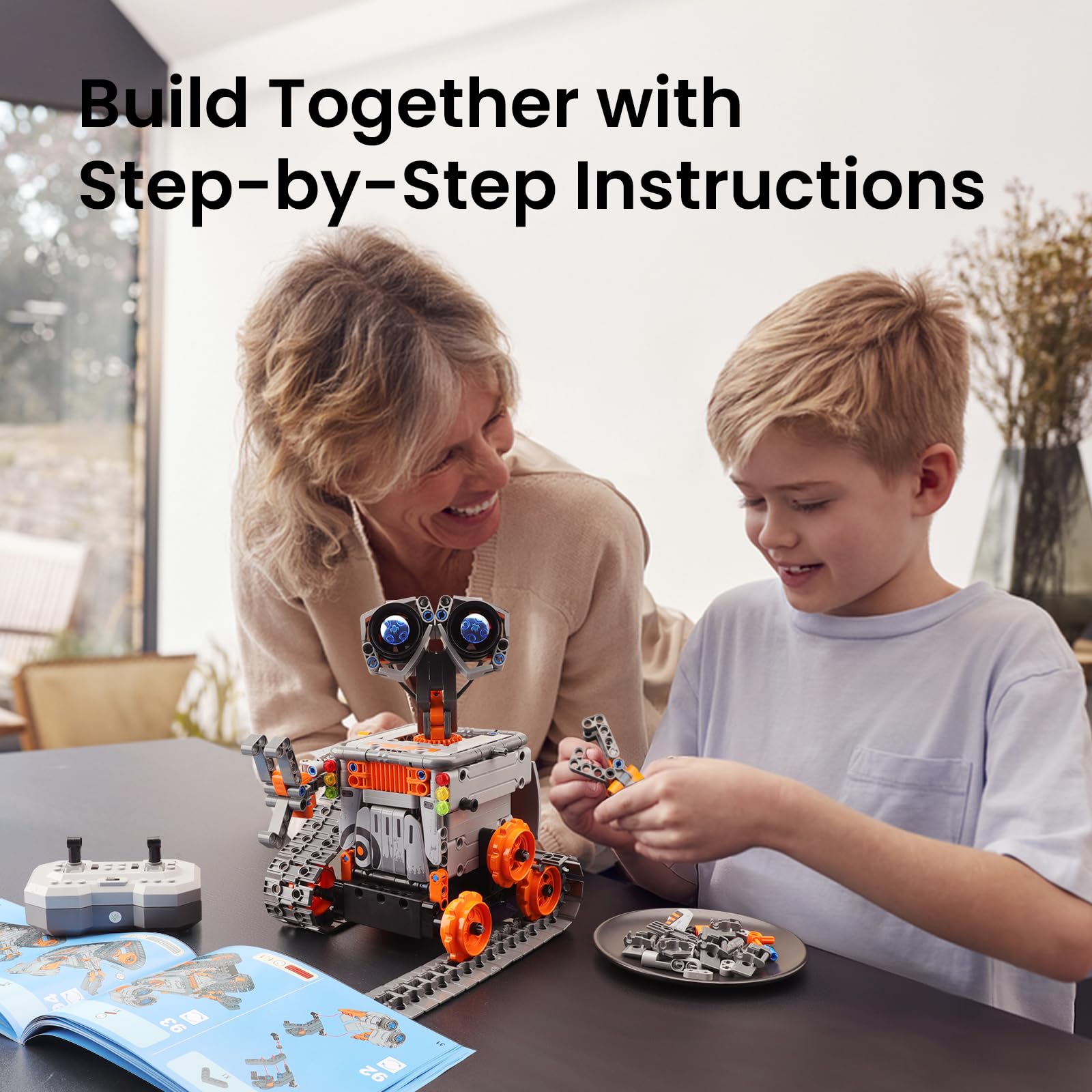 Foto 8 pulgar | Kit De Construcción De Robots Sillbird Con Mando A Distancia Para Niños De 8 A 12 Años - Venta Internacional.