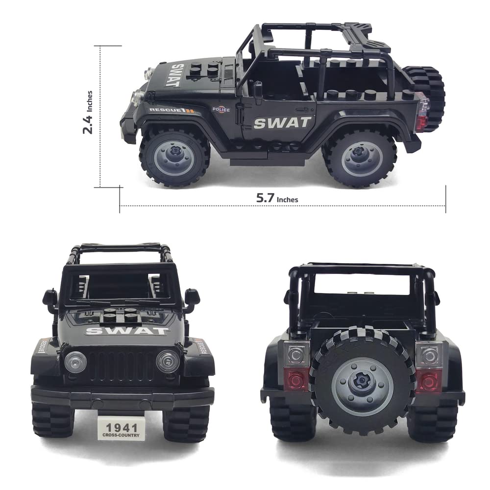 Foto 3 pulgar | Set De Bloques De Construcción Toysvill Swat Military Police Con Suv, 22 Unidades - Venta Internacional.