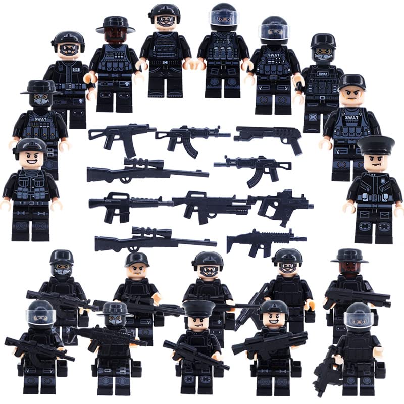 Foto 4 pulgar | Set De Bloques De Construcción Toysvill Swat Military Police Con Suv, 22 Unidades - Venta Internacional.