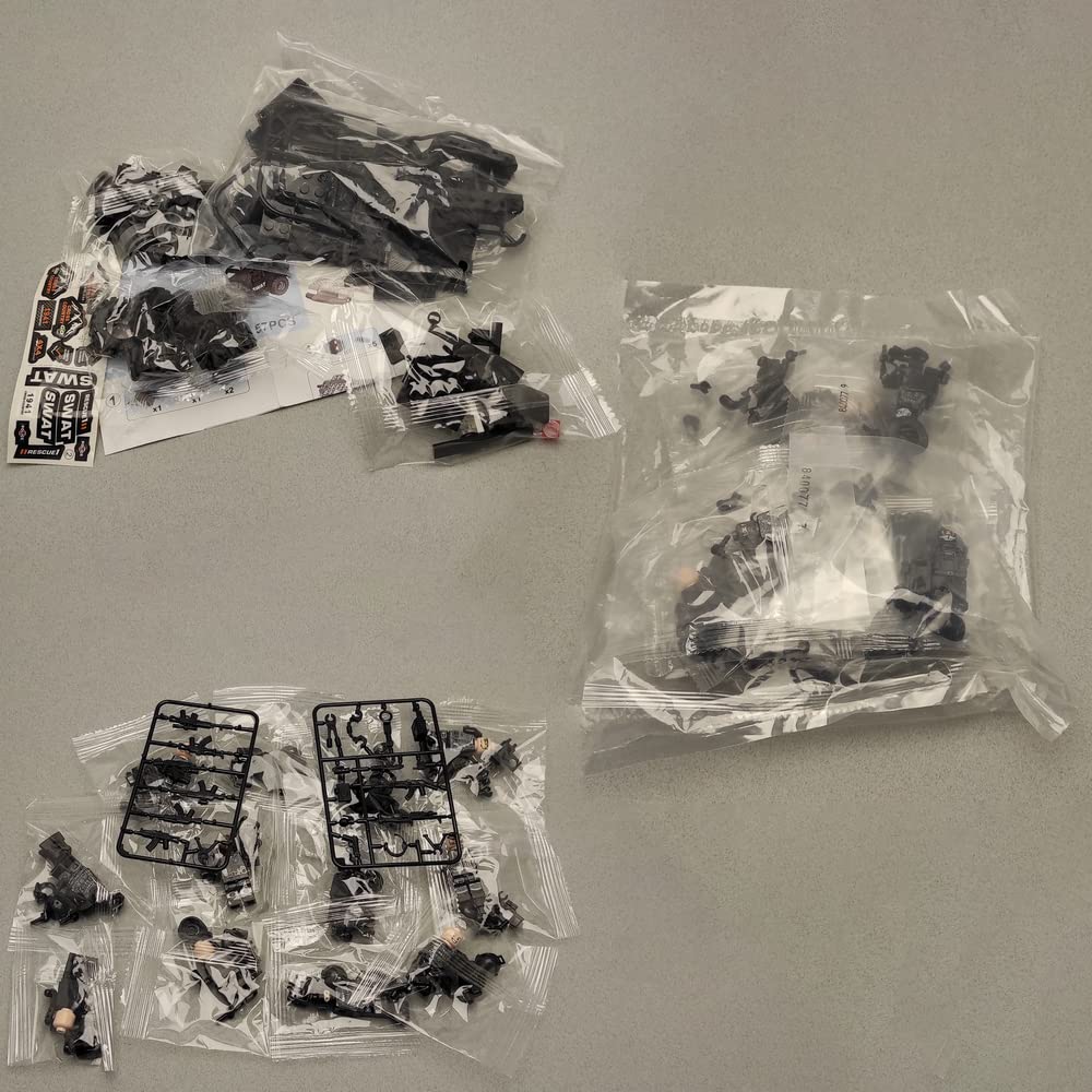 Foto 7 | Set De Bloques De Construcción Toysvill Swat Military Police Con Suv, 22 Unidades - Venta Internacional.