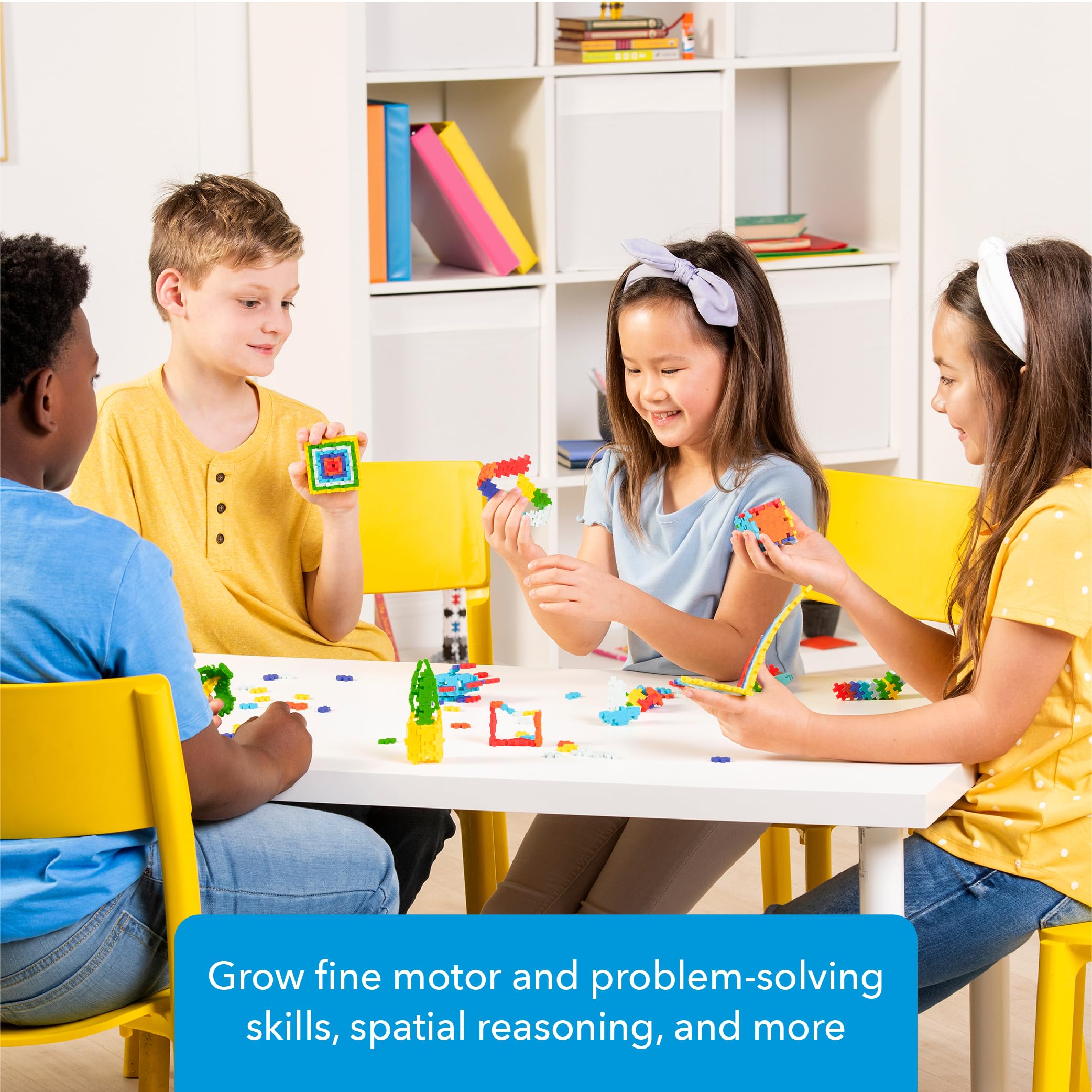 Foto 3 | Building Blocks Plus Plus 240 Piezas Rainbow Mix Para Niños De 5 A 12 Años - Venta Internacional.