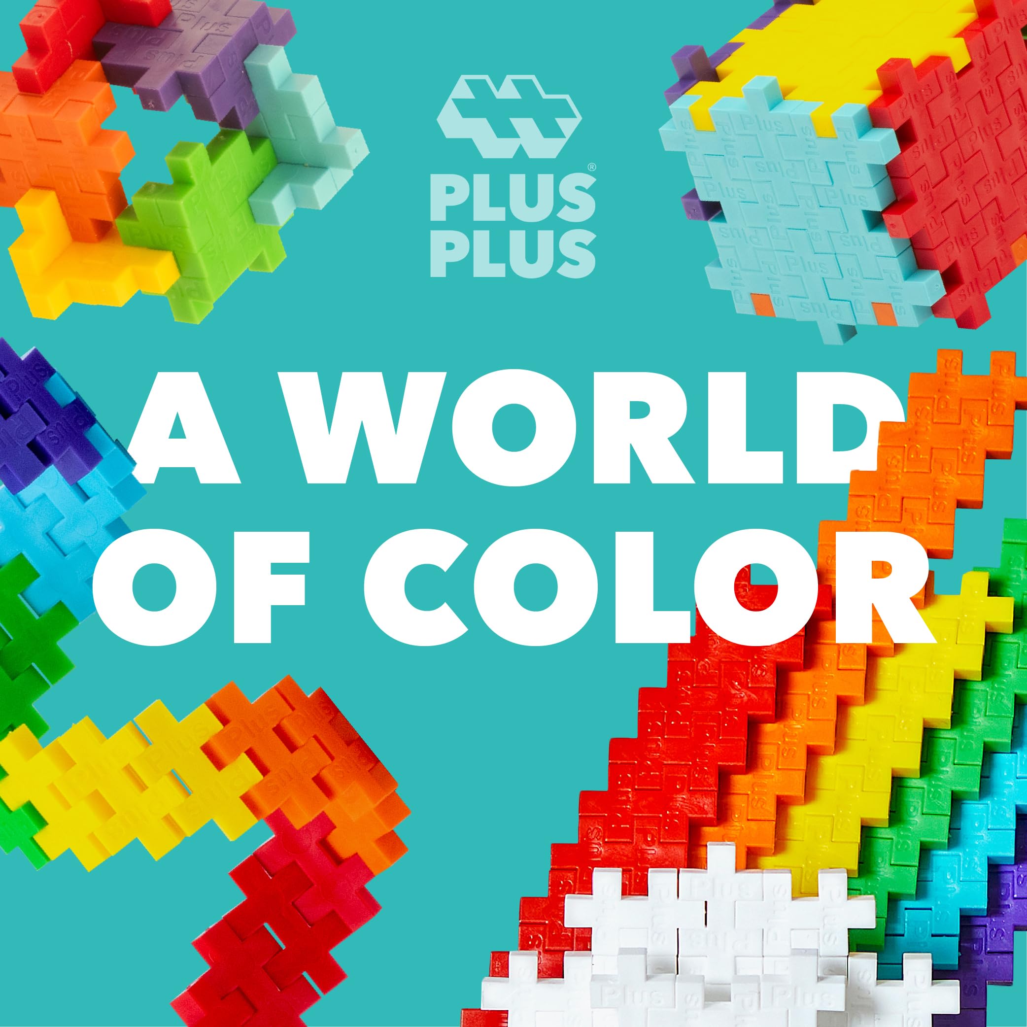 Foto 5 pulgar | Building Blocks Plus Plus 240 Piezas Rainbow Mix Para Niños De 5 A 12 Años - Venta Internacional.