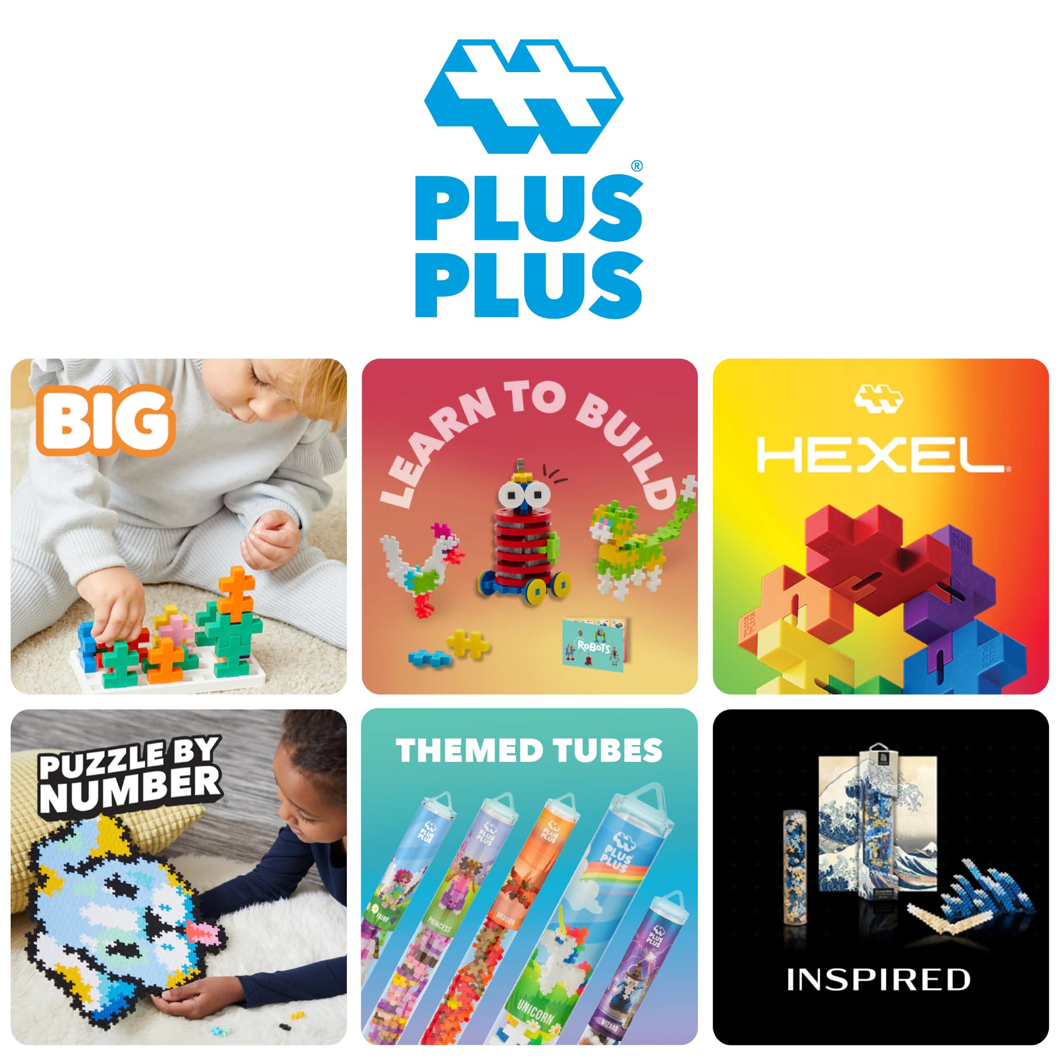 Foto 8 pulgar | Building Blocks Plus Plus 240 Piezas Rainbow Mix Para Niños De 5 A 12 Años - Venta Internacional.