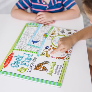 Foto 6 | Bloc Adhesivo Melissa & Doug Busca Y Encuentra Animales +4 Años - Venta Internacional.