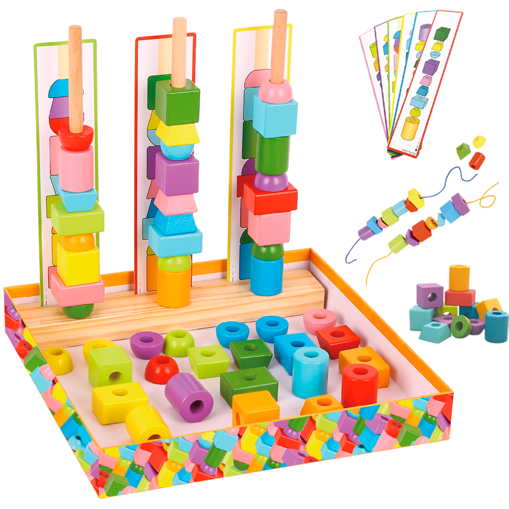 Foto 8 pulgar | Juguete Didáctico Montessori Para Niños Bloques Para Apilar Mágicamente