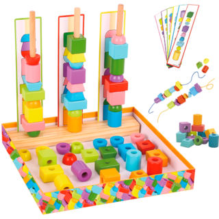 Foto 7 | Juguete Didáctico Montessori Para Niños Bloques Para Apilar Mágicamente