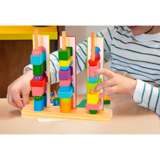 Foto 8 | Juguete Didáctico Montessori Para Niños Bloques Para Apilar Mágicamente