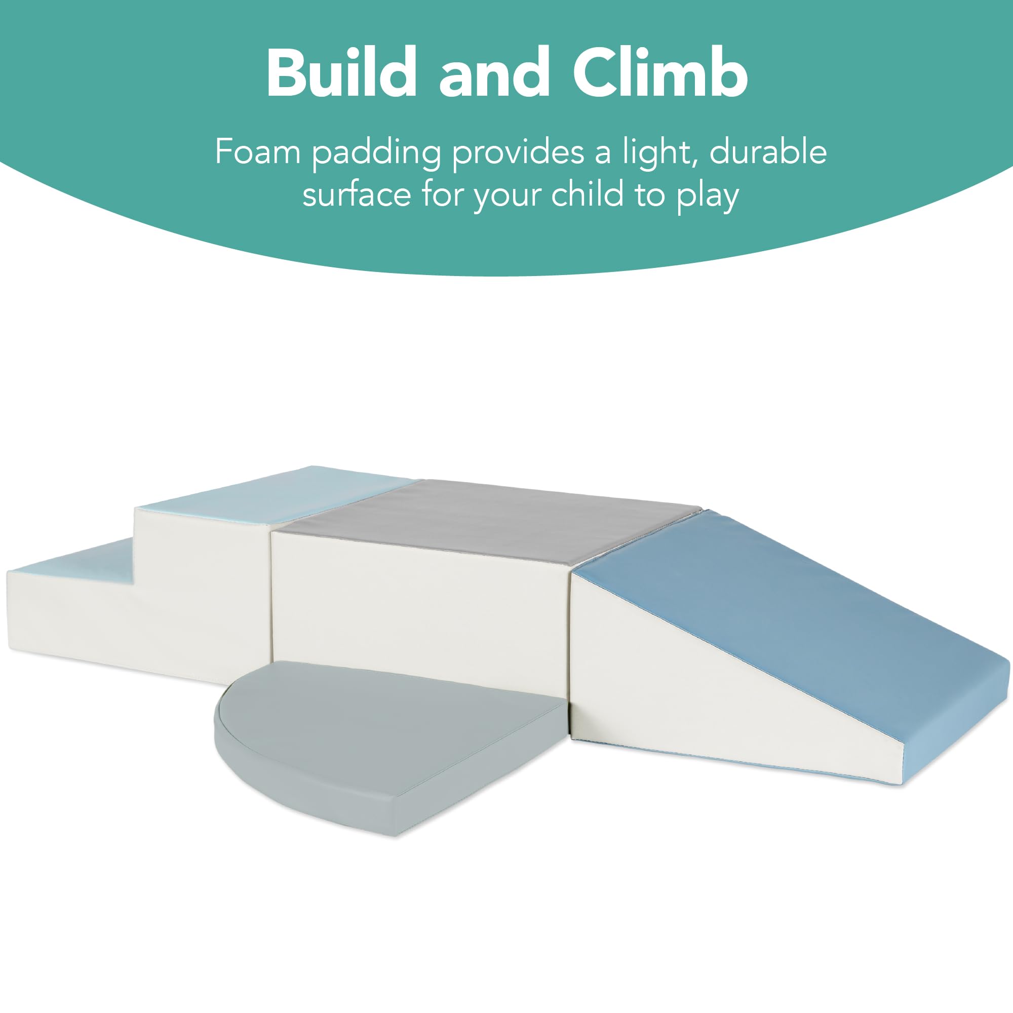 Foto 3 pulgar | Estructuras De Actividades Y Juegos Con Bloques De Espuma Blanda Para Niños Climb & Crawl - Venta Internacional.