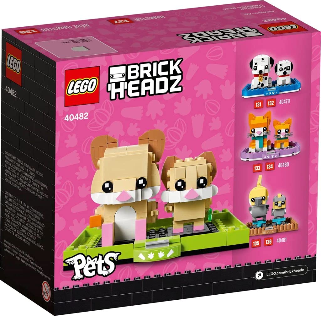 Foto 4 pulgar | Juguete Lego Brickheadz Pets Hamster 40482 243 Piezas - Venta Internacional.