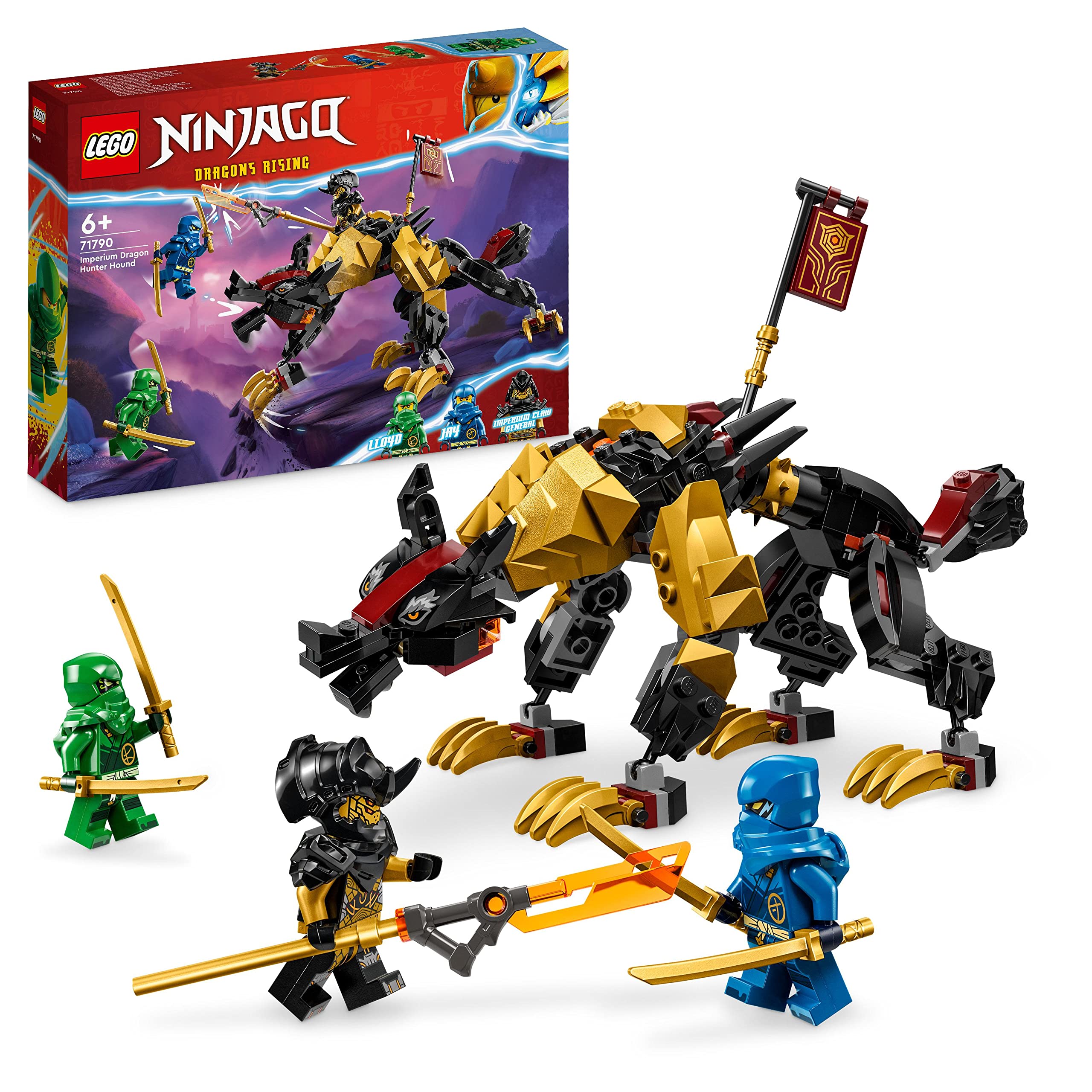 Juguete Lego Ninjago 71790 Dragon Hunter Hound Con 198 Piezas - Venta Internacional.