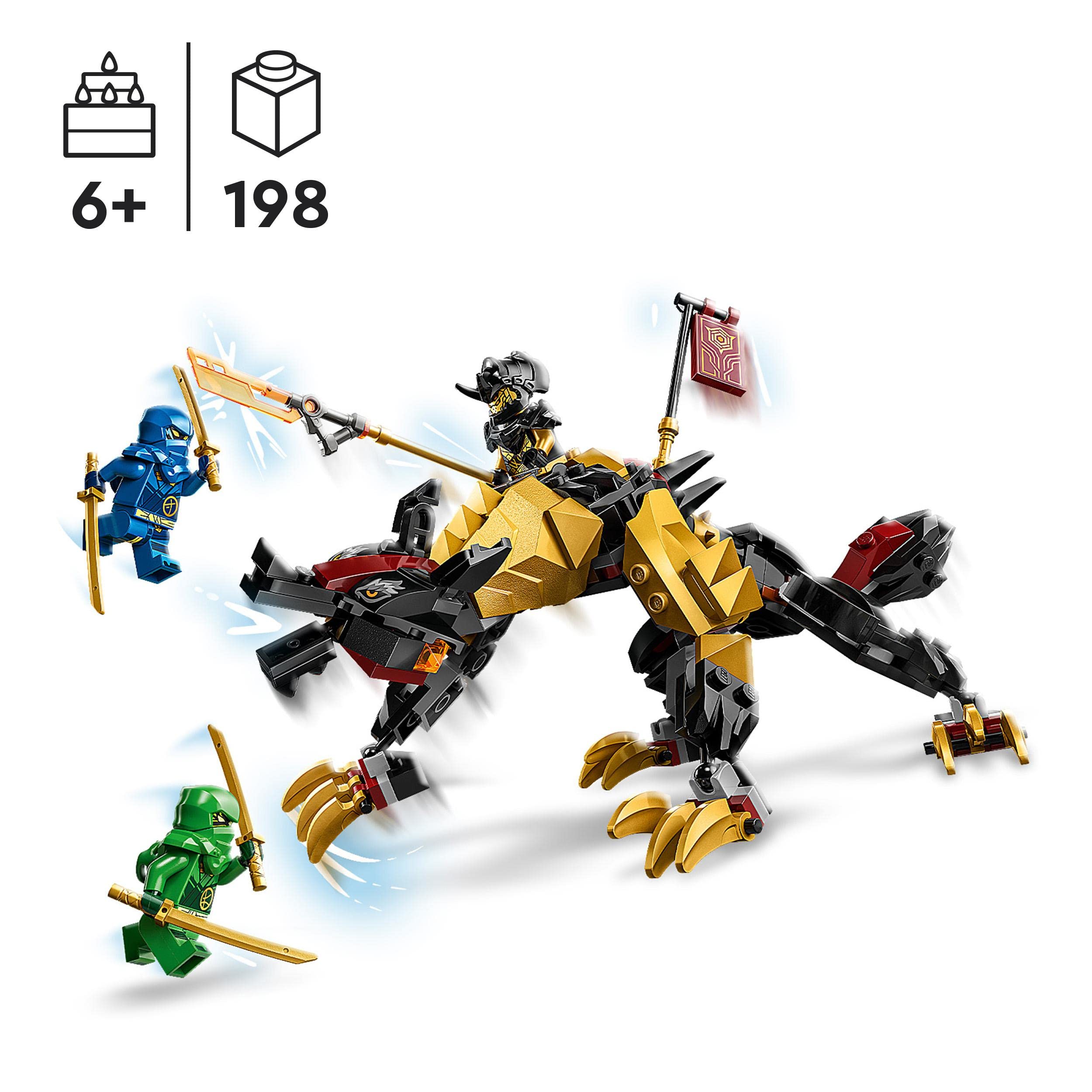Foto 3 pulgar | Juguete Lego Ninjago 71790 Dragon Hunter Hound Con 198 Piezas - Venta Internacional.