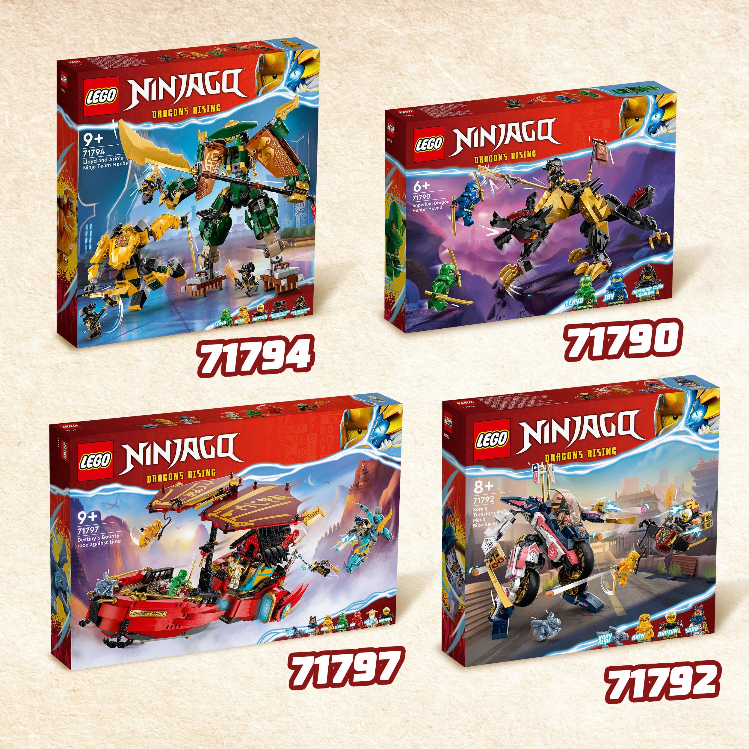 Foto 6 pulgar | Juguete Lego Ninjago 71790 Dragon Hunter Hound Con 198 Piezas - Venta Internacional.