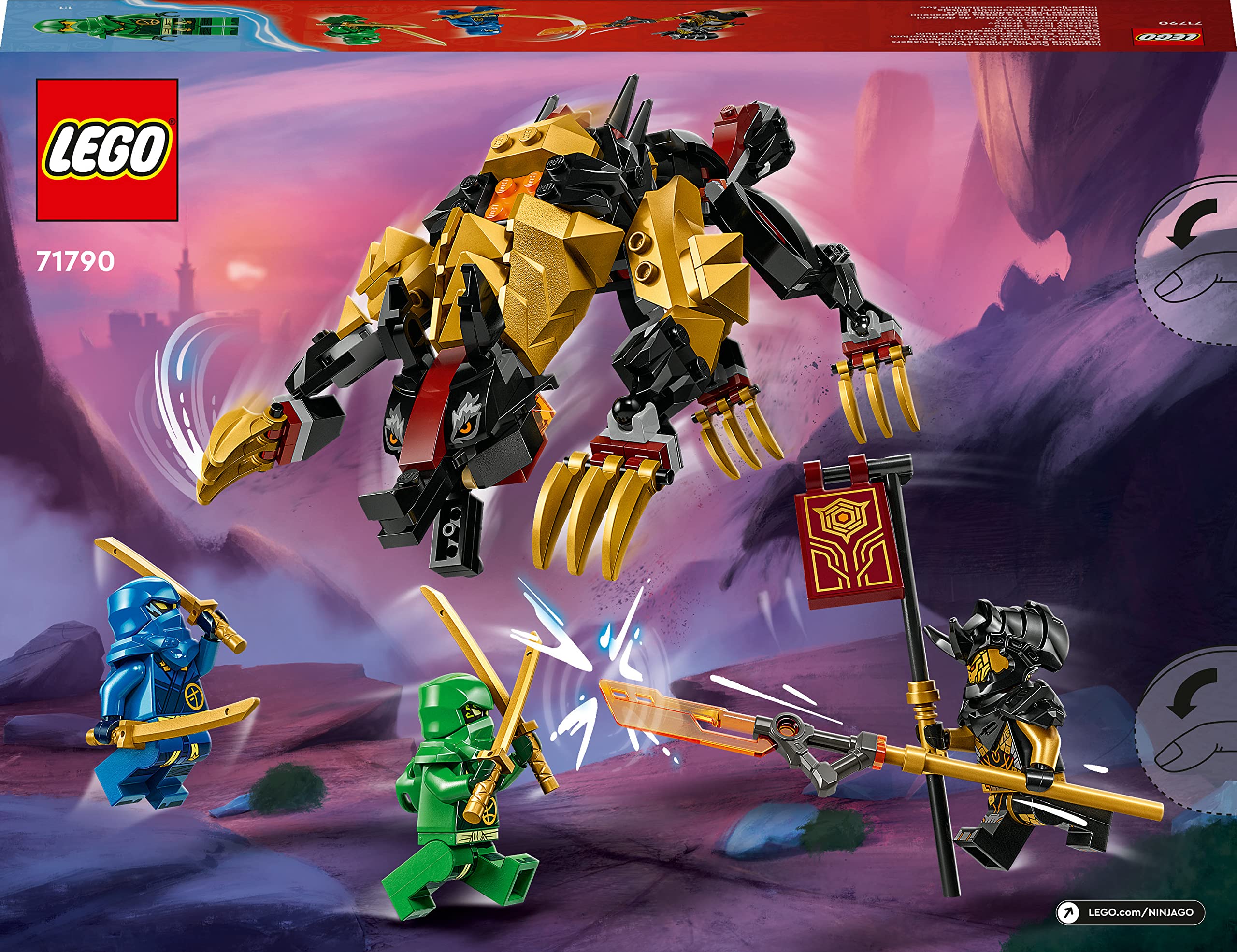 Foto 8 pulgar | Juguete Lego Ninjago 71790 Dragon Hunter Hound Con 198 Piezas - Venta Internacional.