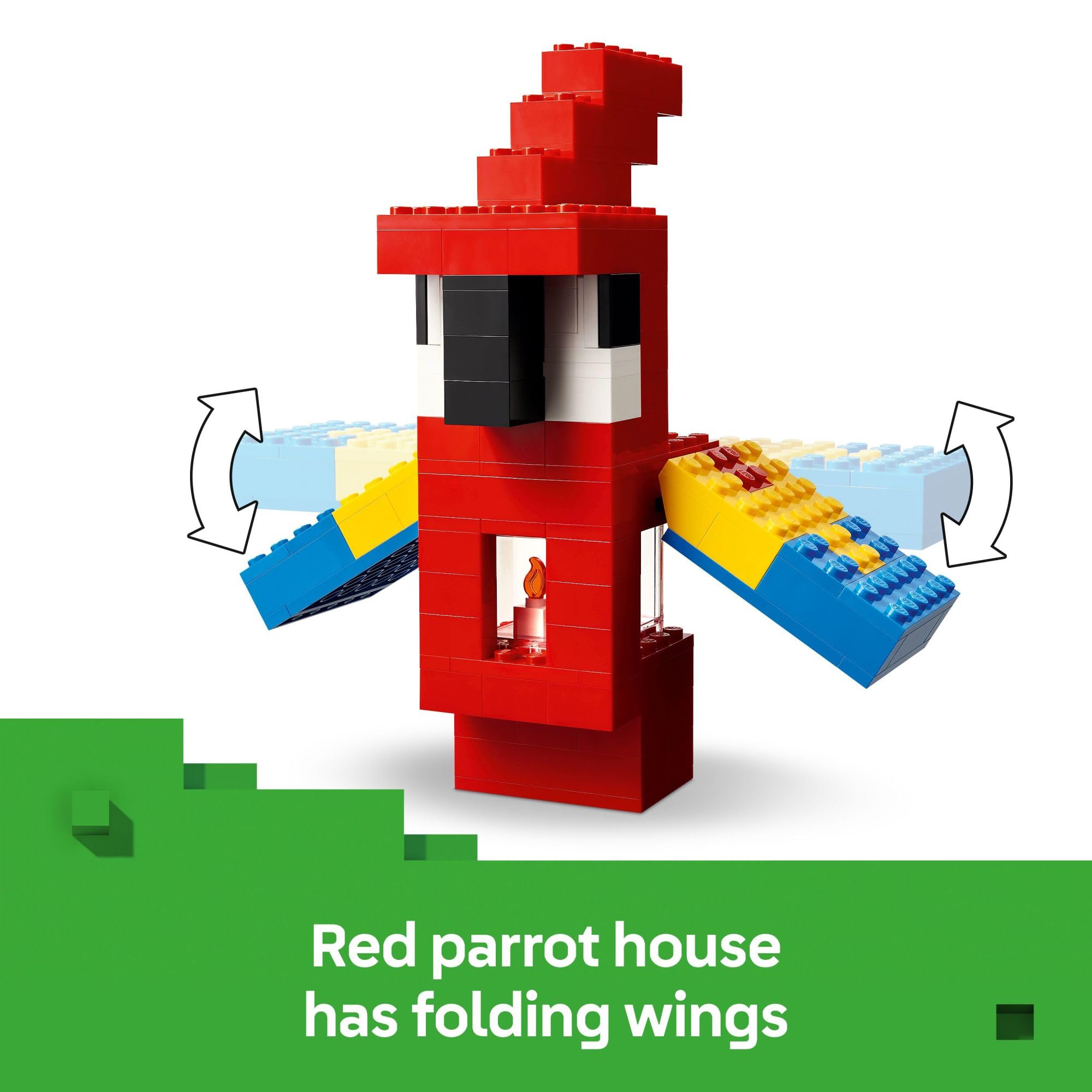 Foto 4 pulgar | Juguete De Construcción Lego Minecraft The Parrot Houses 21282 8+ Años - Venta Internacional.