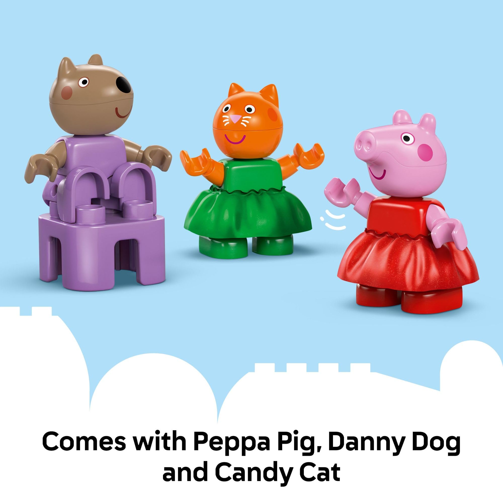 Foto 7 pulgar | Parque De Atracciones Lego Duplo De Peppa Pig De Juguete Con 3 Figuras De Más De 2 Años - Venta Internacional.