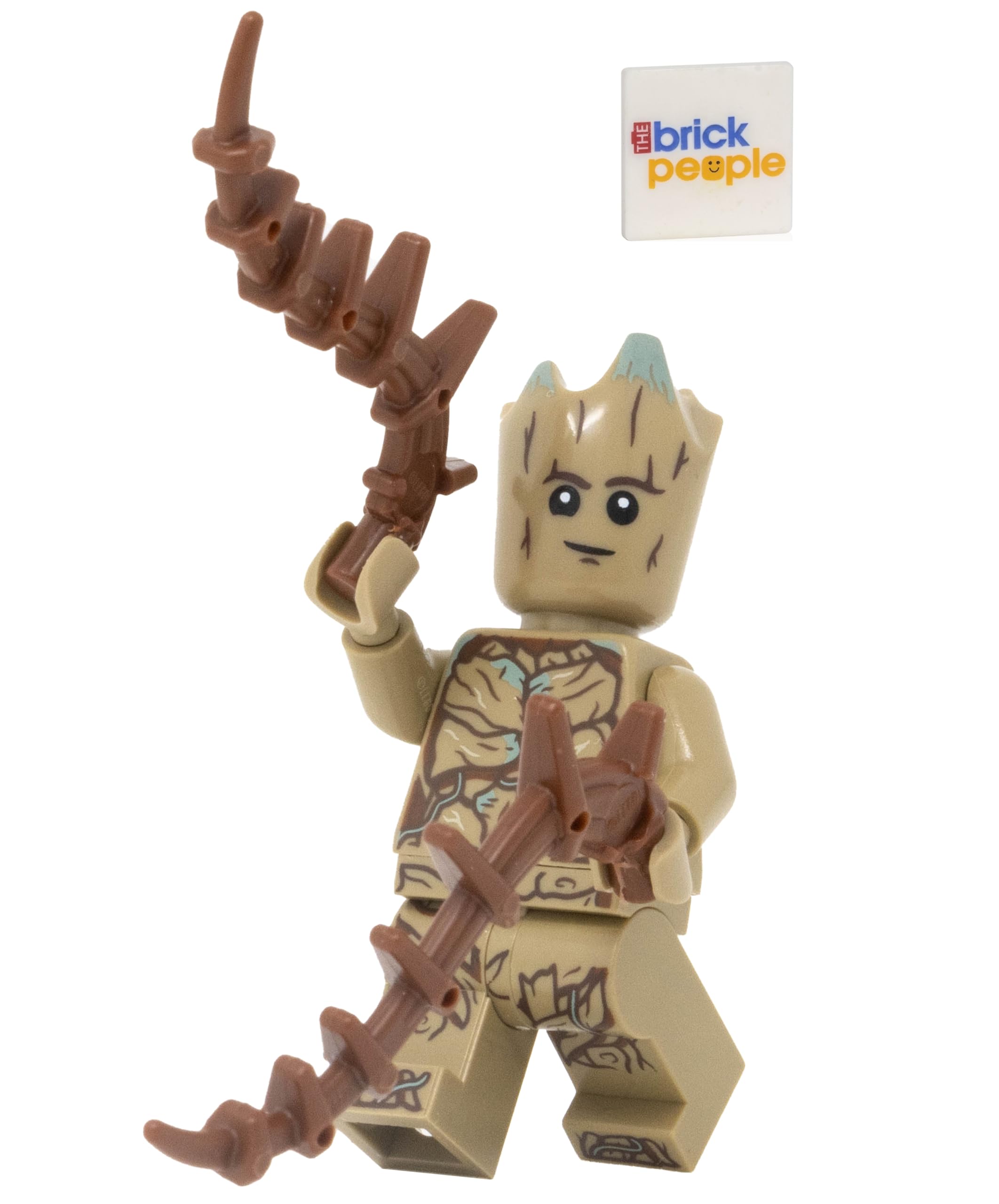 Minifigura Lego Superheroes Groot Con Brazos Extendidos - Venta Internacional.