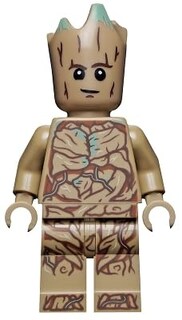 Foto 3 | Minifigura Lego Superheroes Groot Con Brazos Extendidos - Venta Internacional.