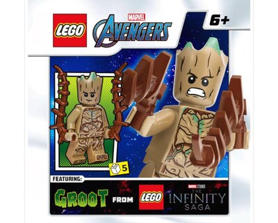 Foto 4 | Minifigura Lego Superheroes Groot Con Brazos Extendidos - Venta Internacional.