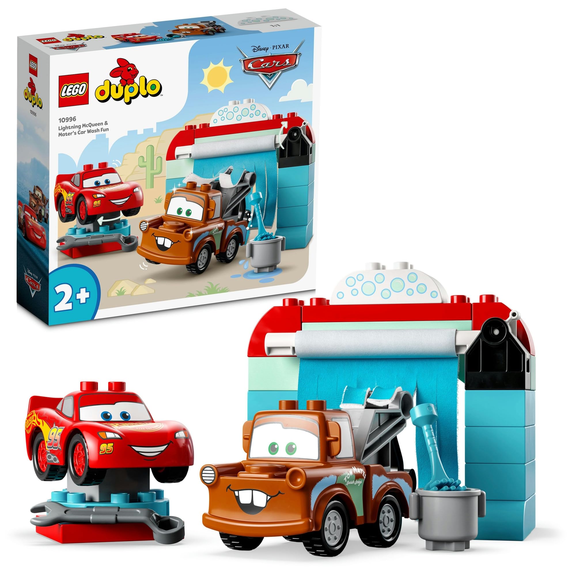 Foto 2 pulgar | Bloques De Juguete Lego Duplo Lightning Mcqueen Car Wash 10996 2+ - Venta Internacional.