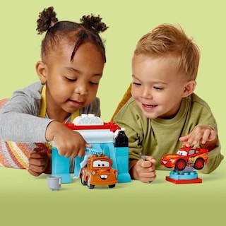 Foto 2 | Bloques De Juguete Lego Duplo Lightning Mcqueen Car Wash 10996 2+ - Venta Internacional.