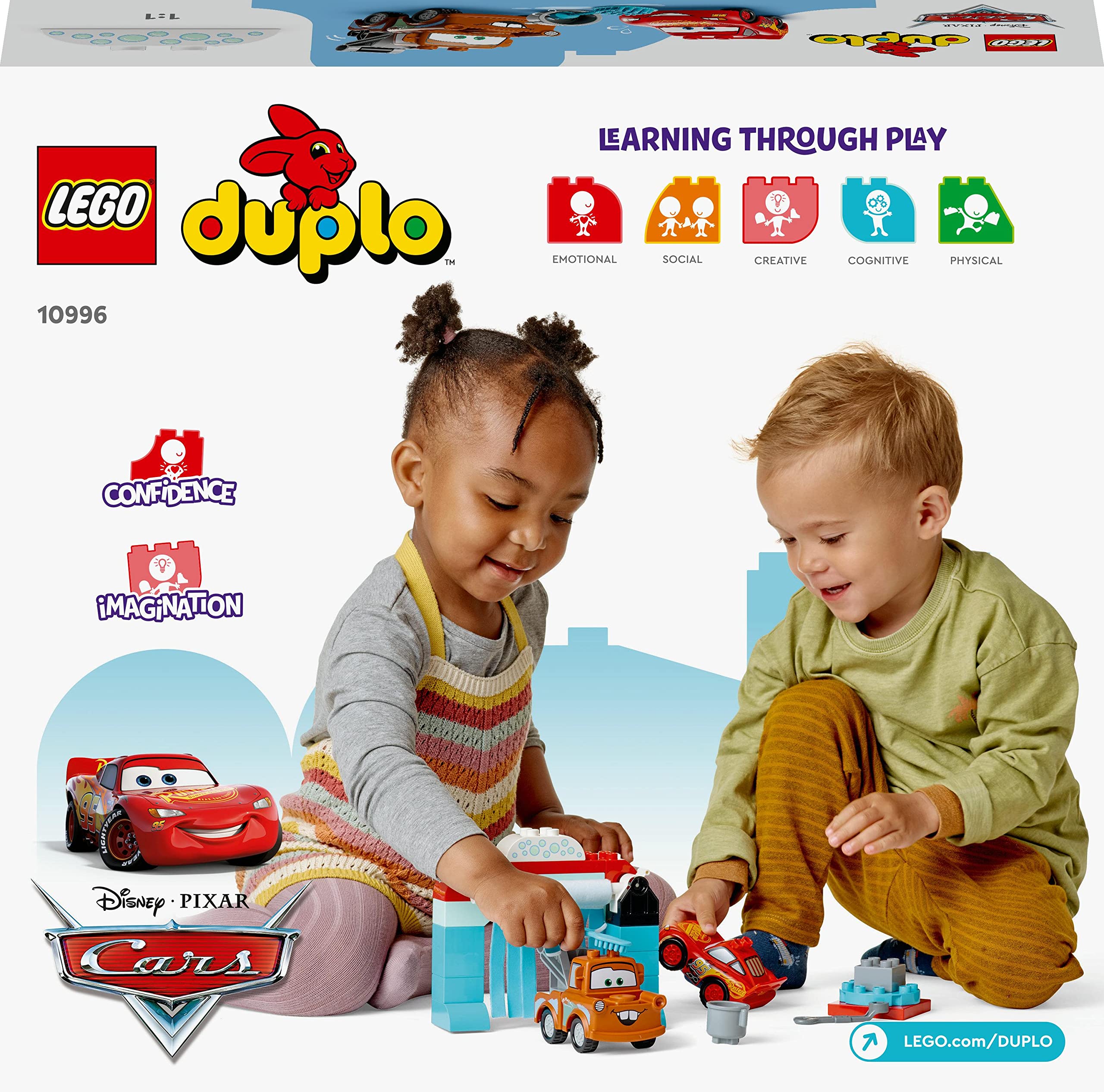 Foto 6 pulgar | Bloques De Juguete Lego Duplo Lightning Mcqueen Car Wash 10996 2+ - Venta Internacional.