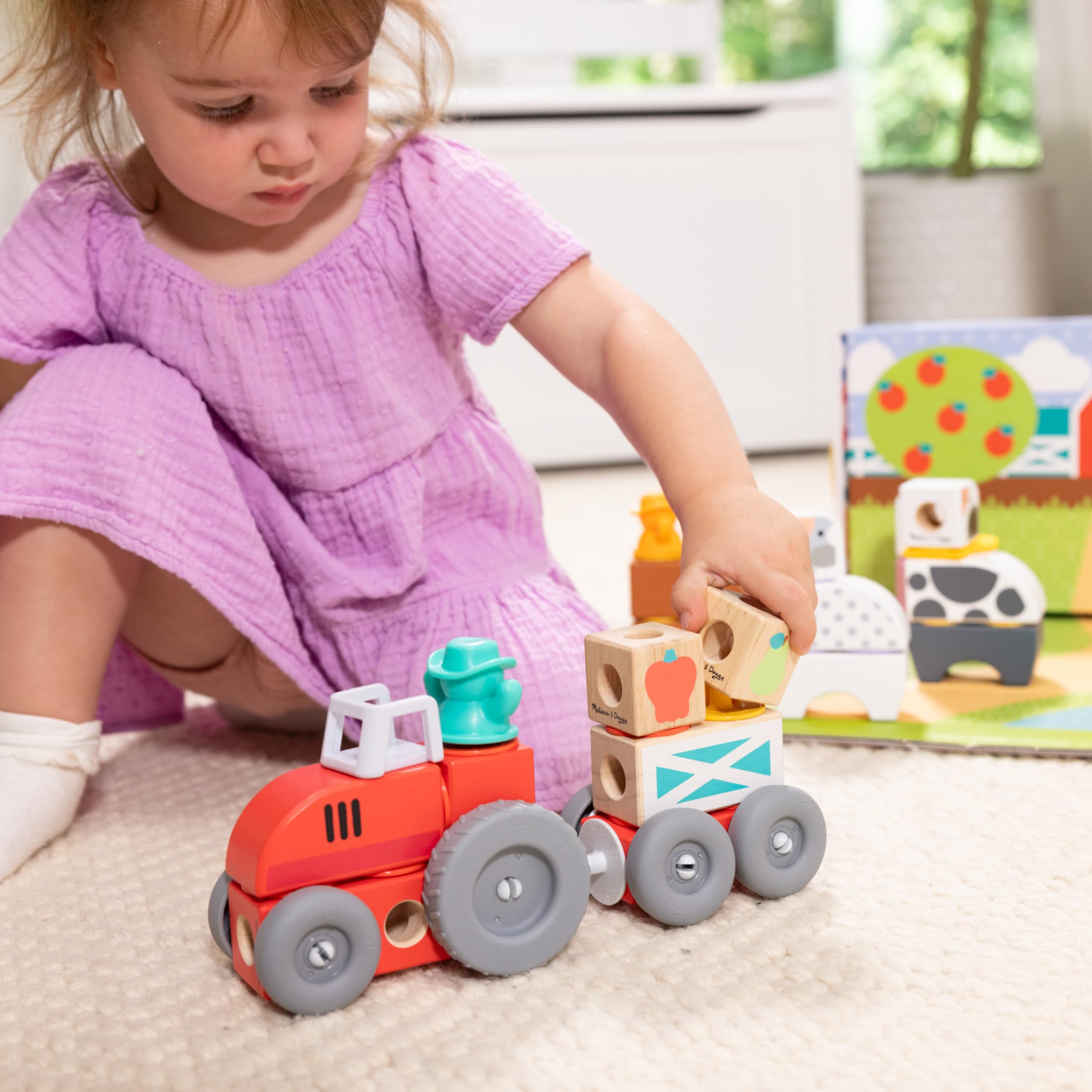 Foto 4 pulgar | Juego De Bloques De Construcción Melissa & Doug Blockables™ Farm, Paquete De 2 - Venta Internacional.