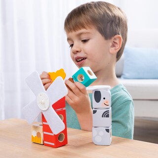 Foto 6 | Juego De Bloques De Construcción Melissa & Doug Blockables™ Farm, Paquete De 2 - Venta Internacional.