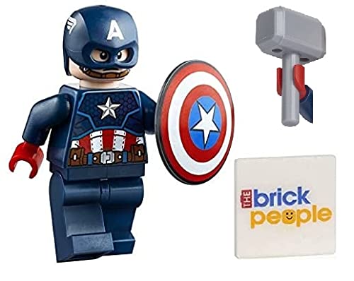 Foto 3 pulgar | Minifigura Lego Superheroes Del Capitán América Con Jetpack Y Acc - Venta Internacional.