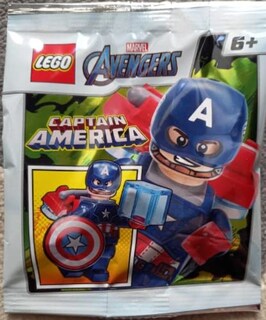 Foto 4 | Minifigura Lego Superheroes Del Capitán América Con Jetpack Y Acc - Venta Internacional.