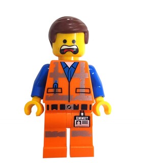 Foto 2 | Minifigura Lego Single Emmet Para Colección - Venta Internacional.
