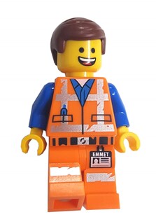 Foto 3 | Minifigura Lego Single Emmet Para Colección - Venta Internacional.