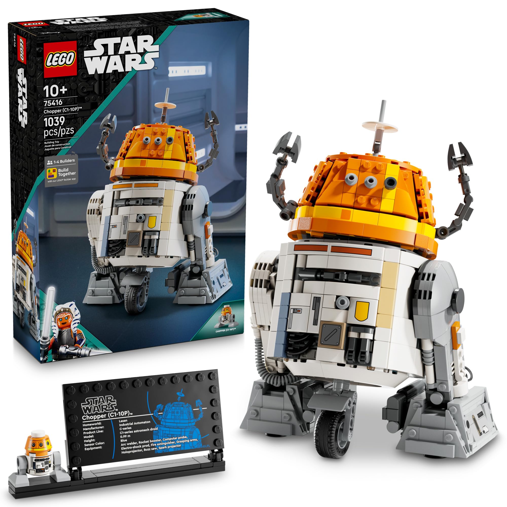 Juguete De Construcción Lego Star Wars Ahsoka Chopper Droid 75416 - Venta Internacional.