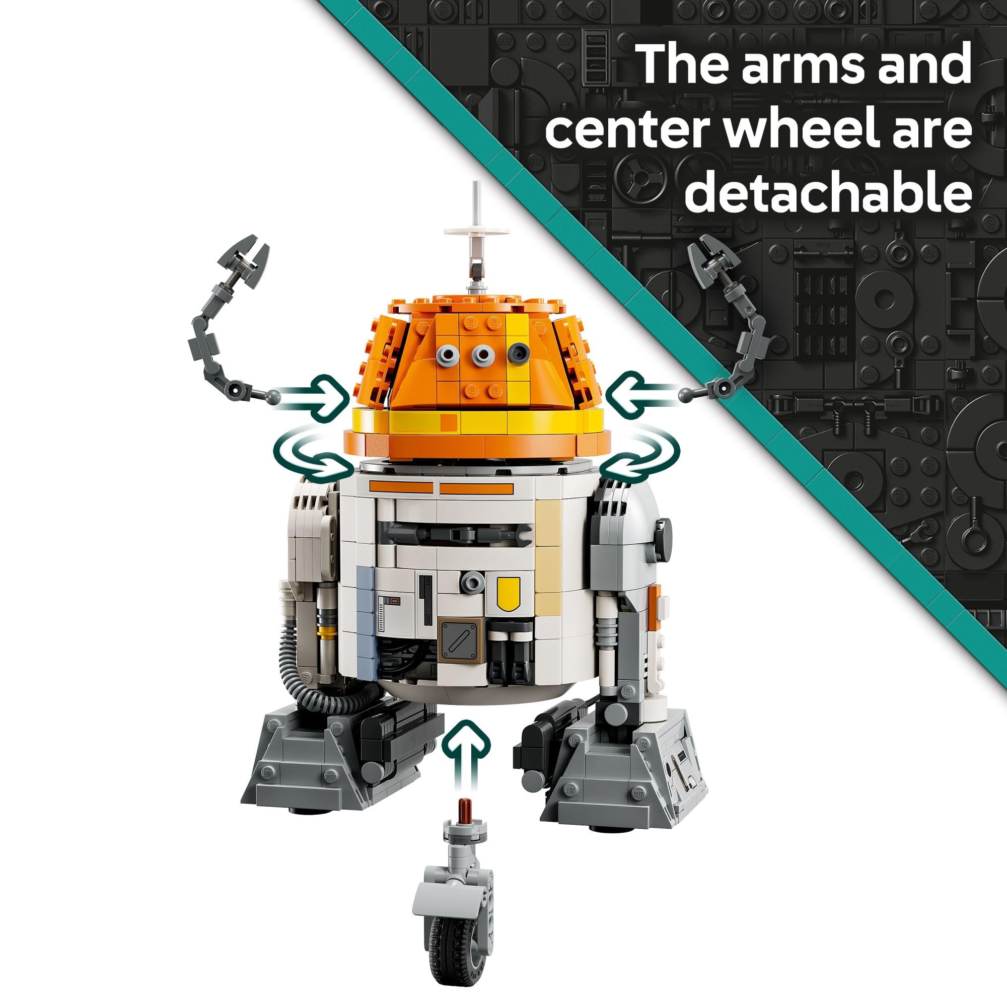 Foto 5 | Juguete De Construcción Lego Star Wars Ahsoka Chopper Droid 75416 - Venta Internacional.