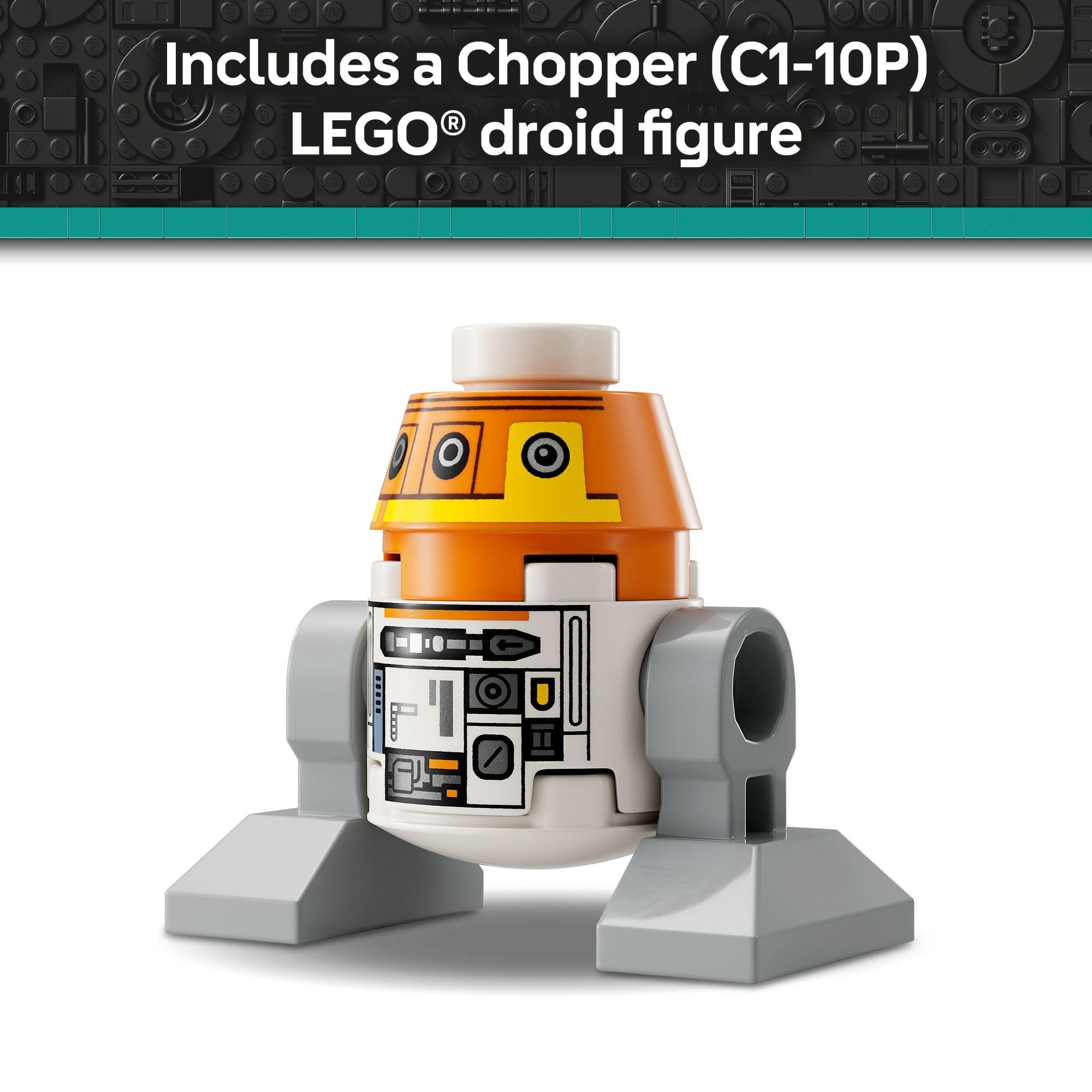 Foto 7 pulgar | Juguete De Construcción Lego Star Wars Ahsoka Chopper Droid 75416 - Venta Internacional.